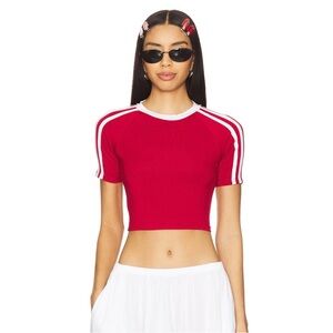 Revolve Red Crop Top